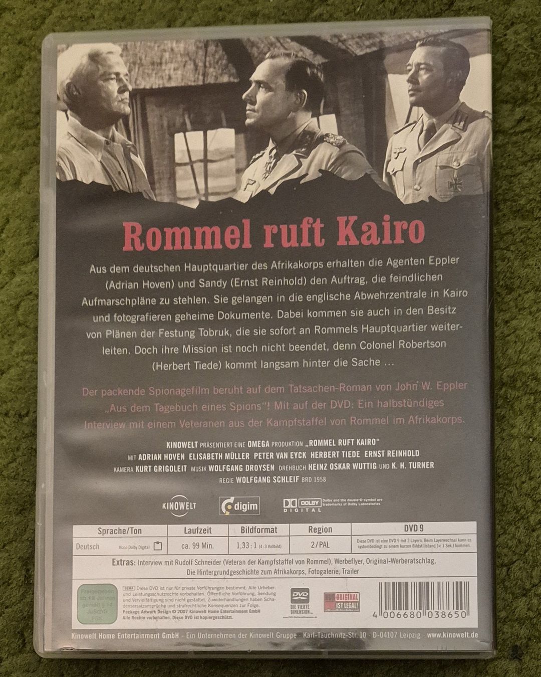 Alle DVDs: Rommel ruft Kairo / Adrian Hoven – Gebraucht aus Chur von Brummbaer60 1