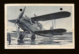 AK DIE DEUTSCHE LUFTWAFFE Flugzeug Wartung Heinkel He 45