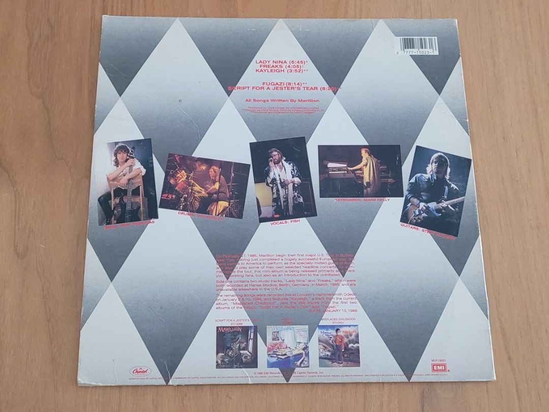 Schallplatten: LP  Marillion – Gebraucht aus Martigny von MZ-67 1