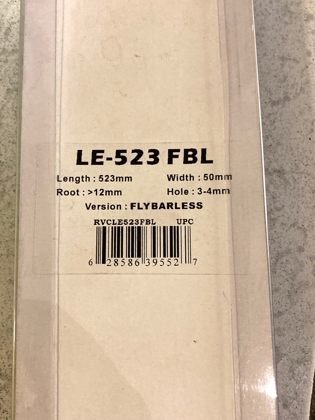 Modellismo RC: EDGE 523mm Premium CF Blades - Flybarless Version rotorblade – Nuovo e nell'imballaggio originale da Lausanne venduto da Techobby 2