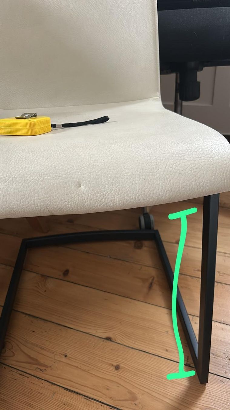 Sedie: Stuhl Freischwinger Leder Weiss – Usato da St. Gallen venduto da joe_v6z5 2