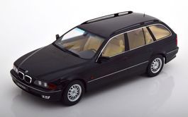 BMW 520i E39 Touring Phase I 1997-2000 schwarz met.     1:18