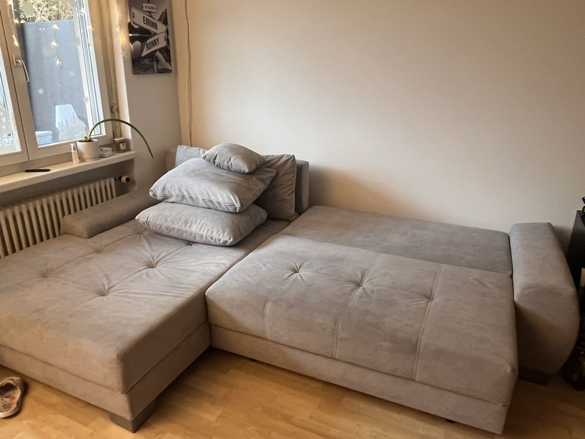 Sofas: Schönes Ecksofa mit Bettfunktion und Stauraum, Grau – Neu (gemäss Beschreibung) aus Nohl von ron_8pml 2