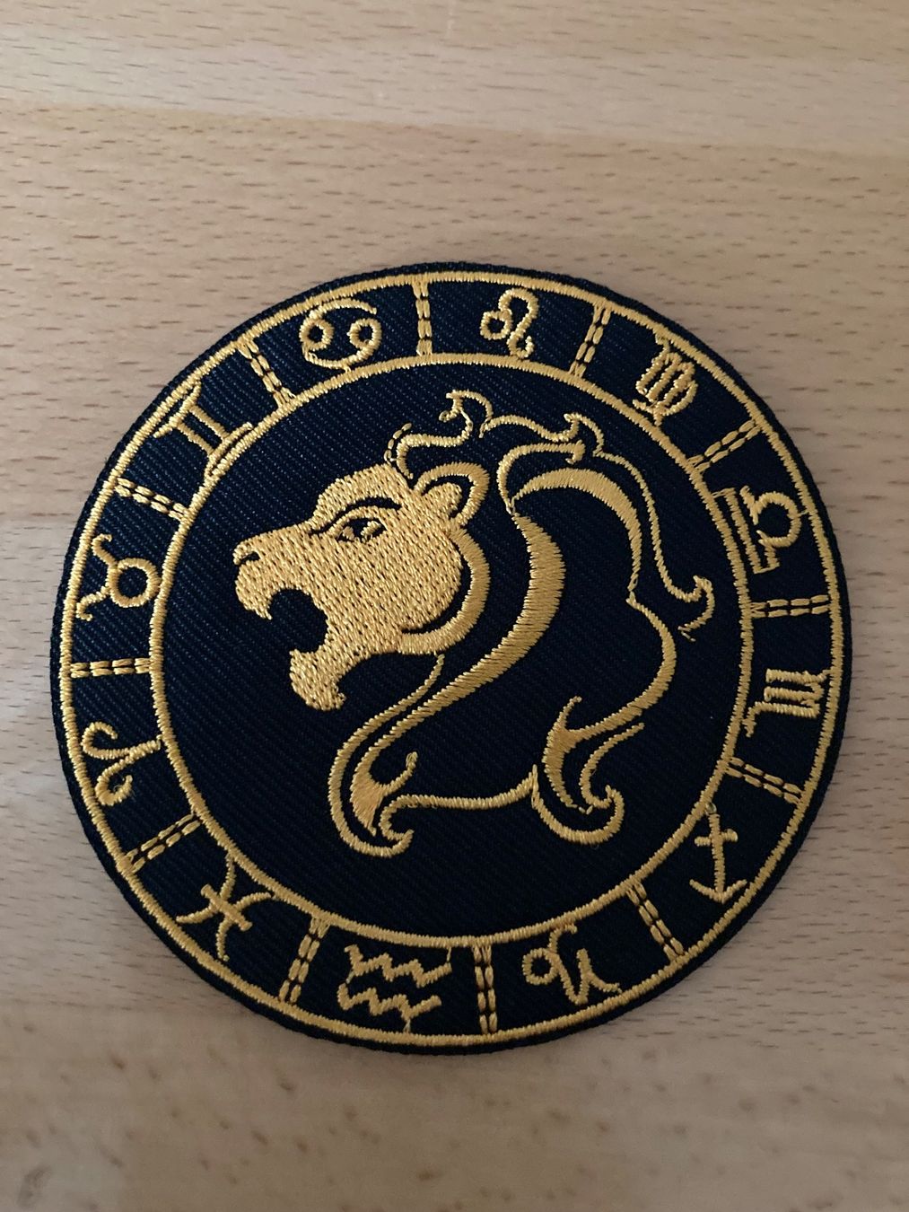 Patches: Sternzeichen des Zodiaks Lōwe Patch Aufnāher – Neu (gemäss Beschreibung) aus Horn von abutre72