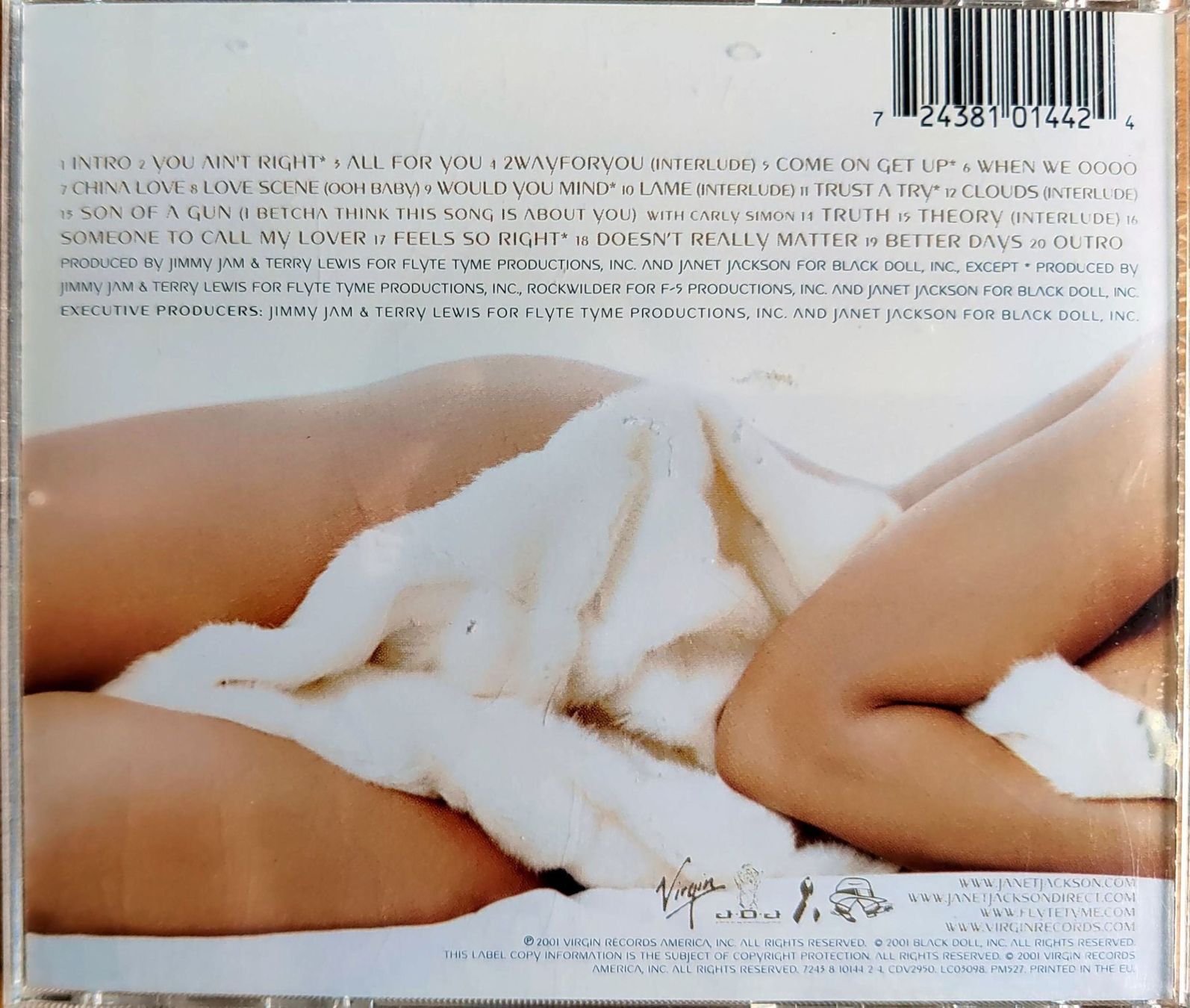 CD: Janet Jackson; All for you – Usato da Burg AG venduto da Franklin5736 1