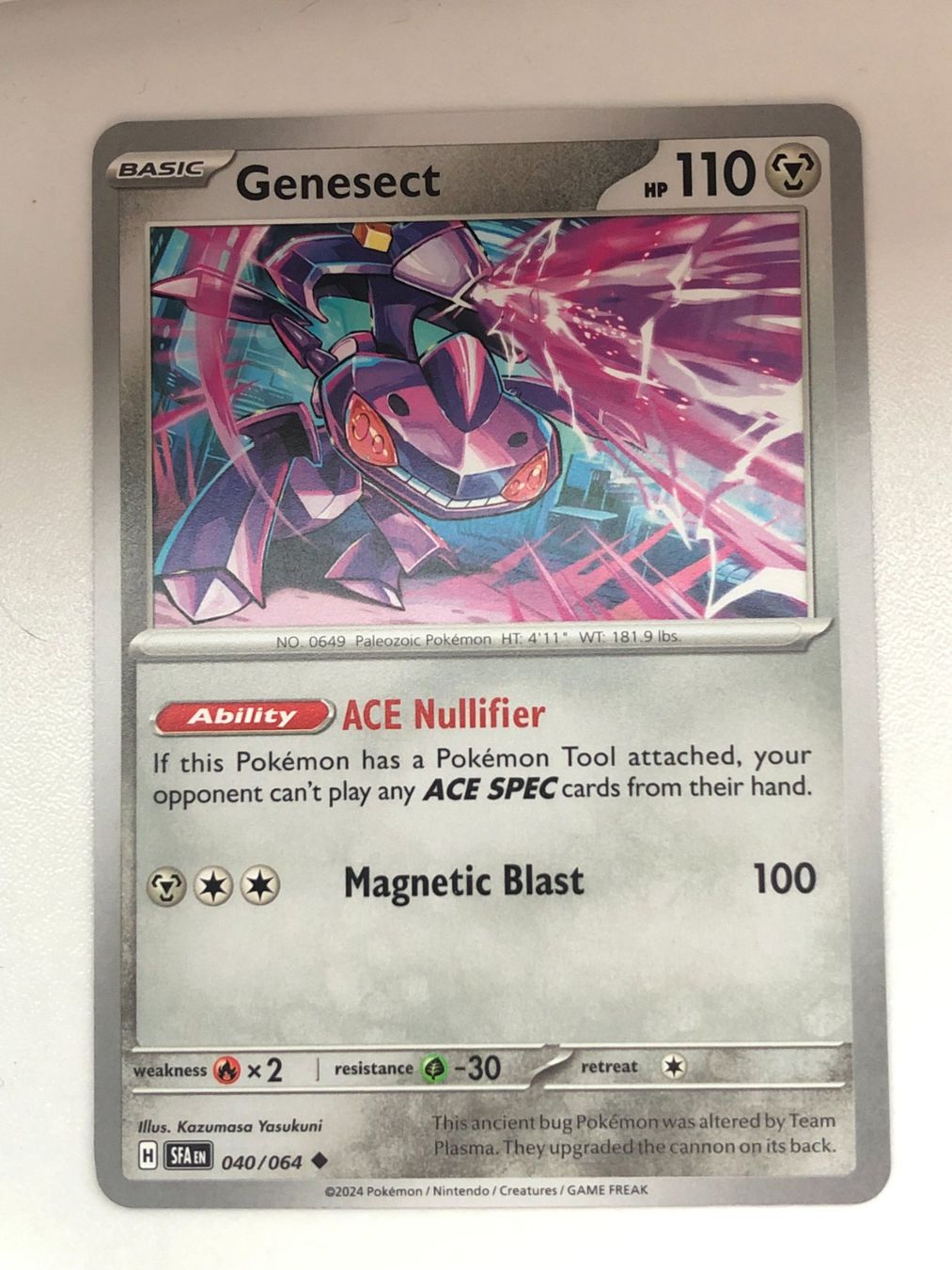 Pokémon Carte collezionabili: Pokémon | EN | SFA | Genesect (40/64) – Usato da Basel venduto da Pokemon_TR4D3R