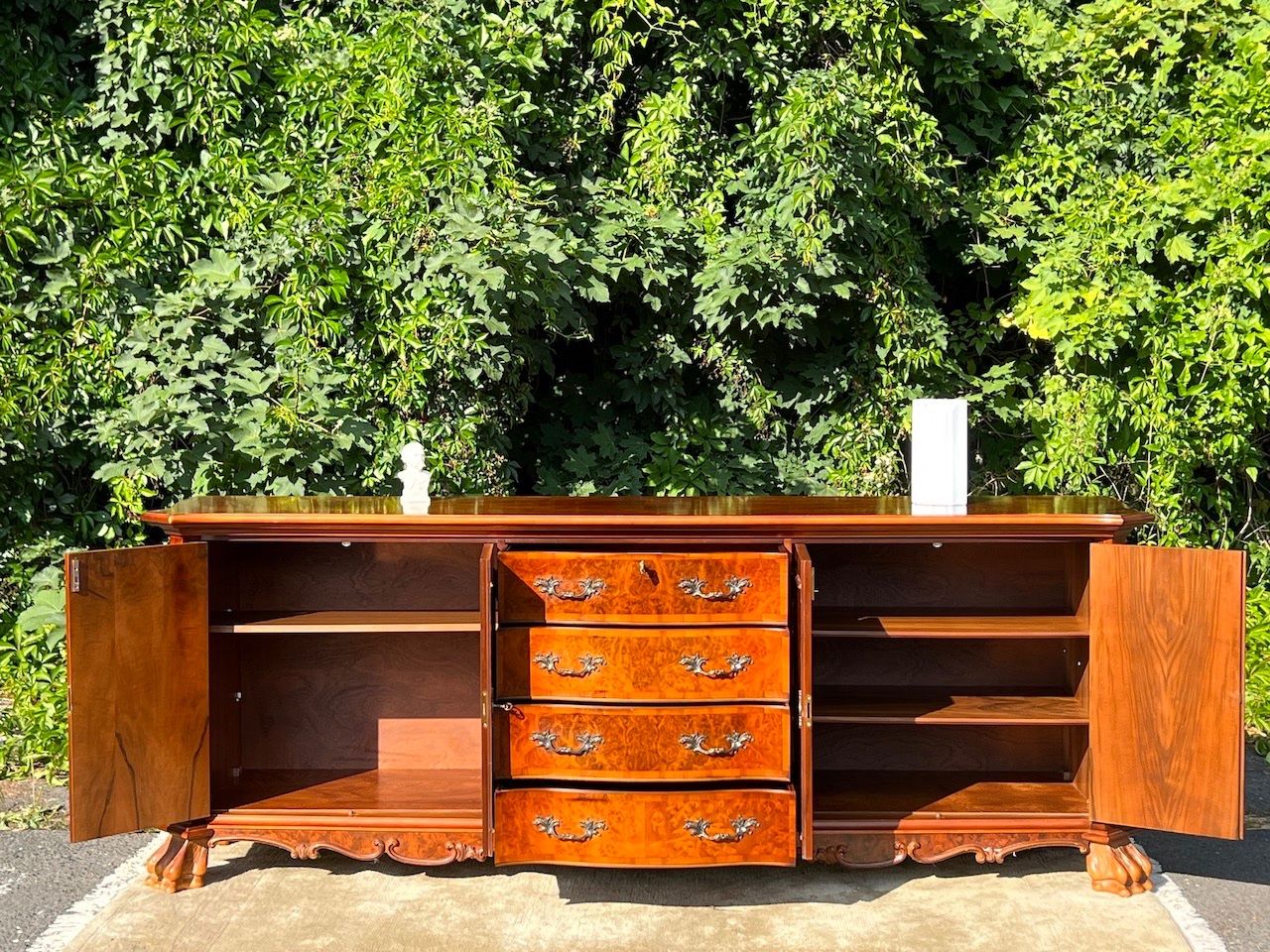 Cassettiere: Barock Rokoko Kommode Sideboard Nussbaum Herrenzimmer – Usato da Gemünden venduto da GEUENWALD 8