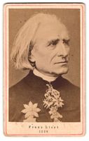 Fotografie Portrait Franz Liszt, österr