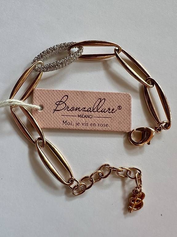 Bracciali & Braccialetti: Bracciale Bronzallure catena e pavé NUOVO – Nuovo e nell'imballaggio originale da Breganzona venduto da Fran1980 2