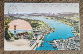 Zürich, Uetliberg Restaurant Uto-Kulm 1909