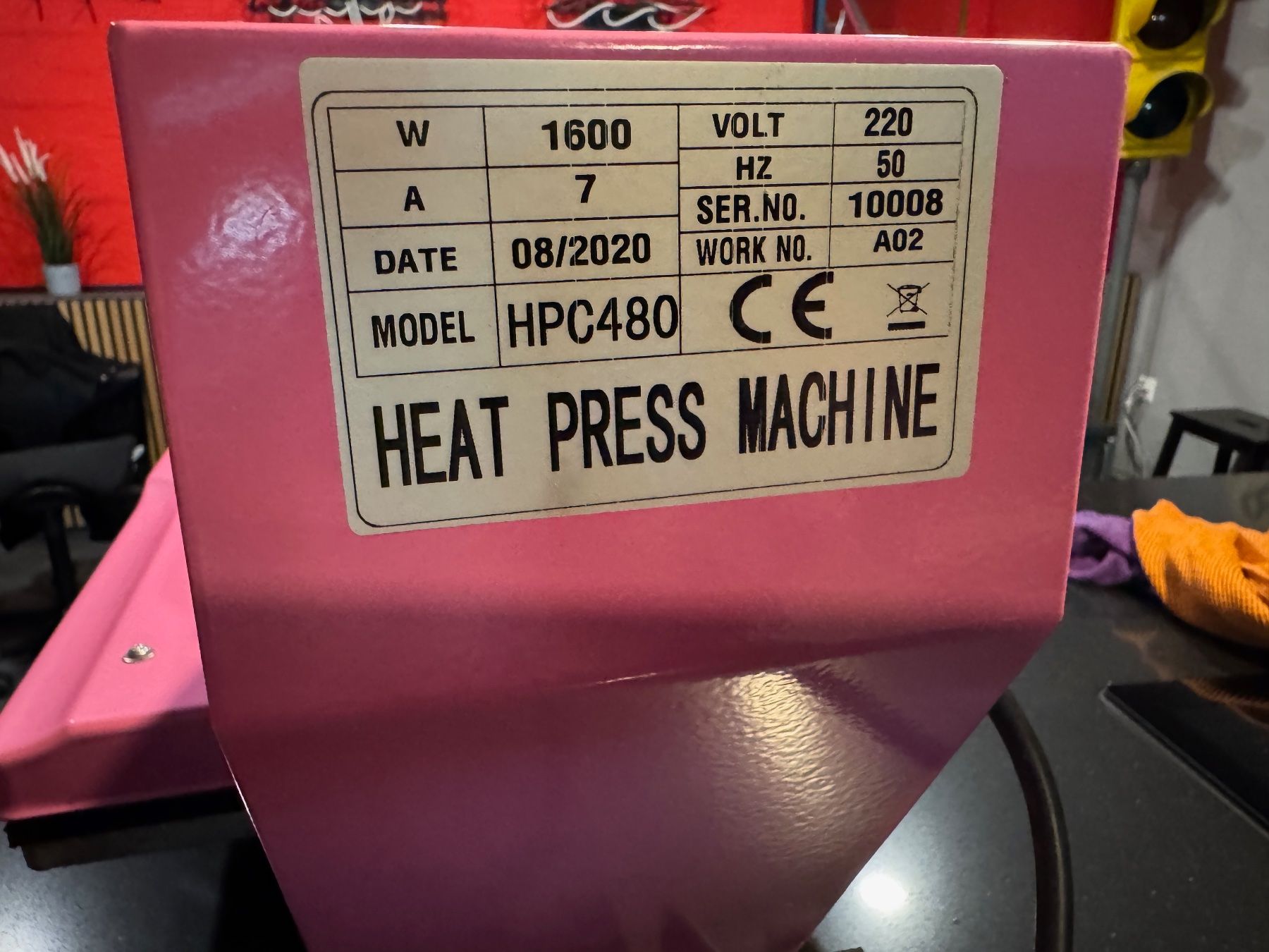 Toutes les machines: Fenta Pink Press Transferpresse – D'occasion à Samstagern par Rentier8 3