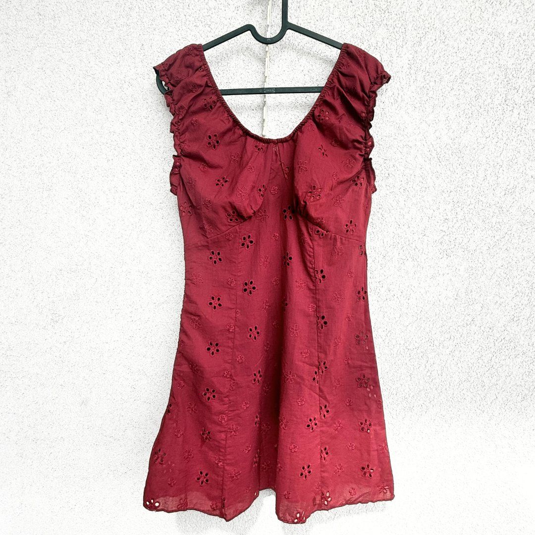 Shein Vestiti: SHEIN Robe Rouge 100% Coton - Taille S - NEUVE – Nuovo e nell'imballaggio originale da Vevey venduto da secondlifevevey