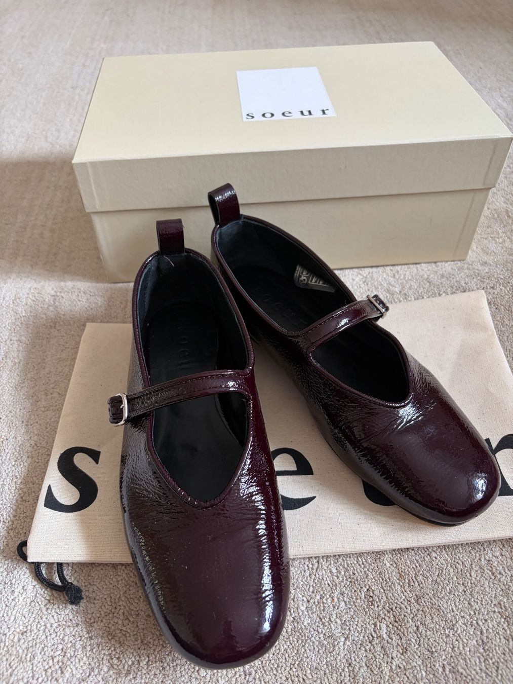 Soeur Scarpe da donna: Soeur Ballerina "Madeline" bordeaux – Usato da Zürich venduto da chat_noir 3