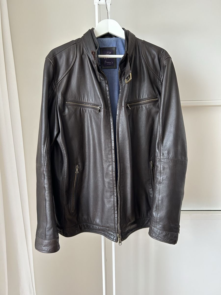 Giacche: Beaver's Lederjacke, Gr. 54, Braun, echtes Leder – Usato da Zürich venduto da Lolaa123 1