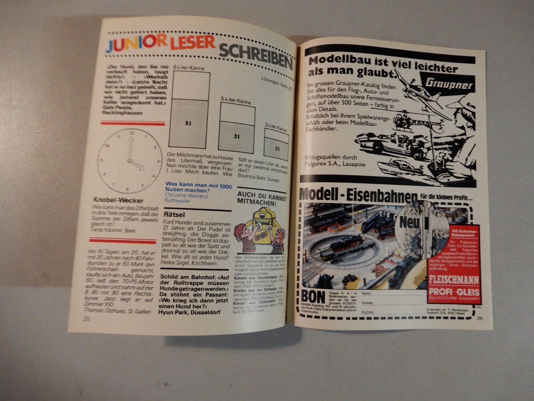 Riviste & Magazine: Junior Kindermagazin Oktober 1982 Giraffe – Usato da Erstfeld venduto da Mario_boe0 8