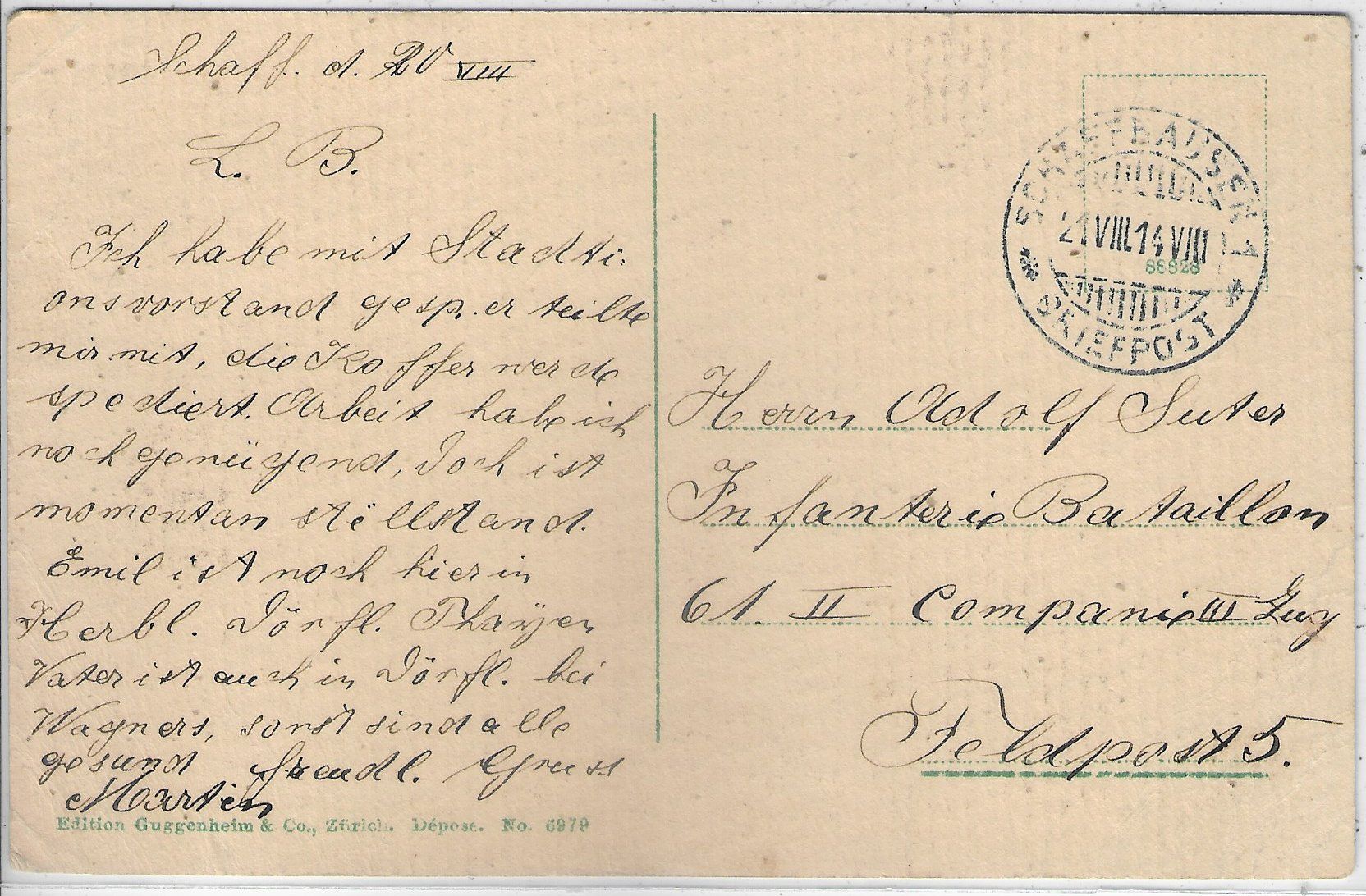Cartoline postali: Schaffhausen - Obertor – Usato da Ettingen venduto da Kartenplanet 1