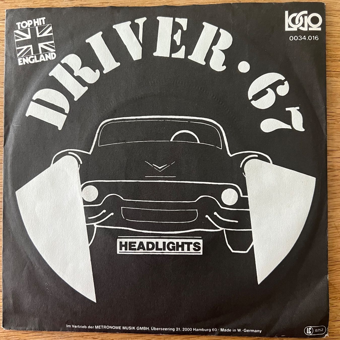 Vinyles: Driver 67 - Headlights / 1. D-Press. 1979 – D'occasion à Gais par soundcave57