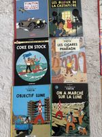 6 Tintin Comic Bücher Hergé Casterman gebrauchter Zustand
