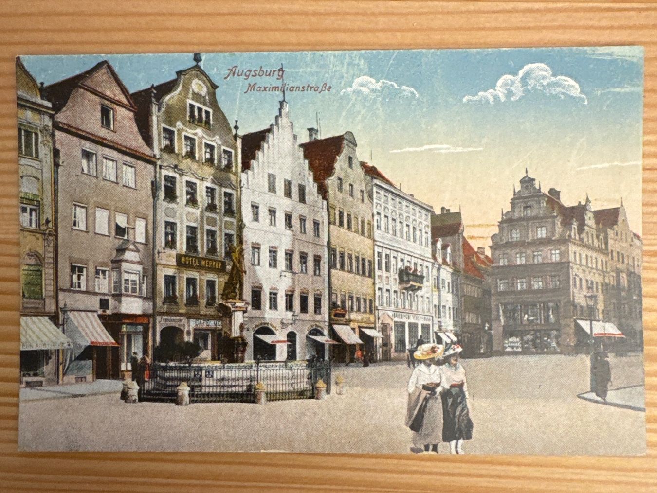 Cartoline postali: Drei antike kolorierte Ansichtskarten, DEUTSCHLAND, Augsburg – Nuovo (secondo la descrizione) da Zürich venduto da Tarafo5 1