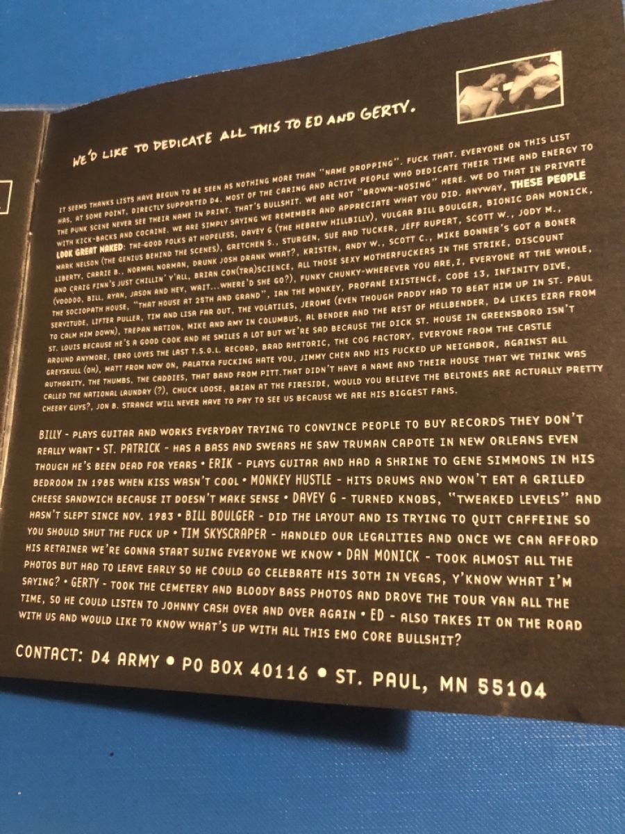 CD: Dillinger Four - Midwestern Songs Punk CD – Usato da Flaach venduto da rubo7 4