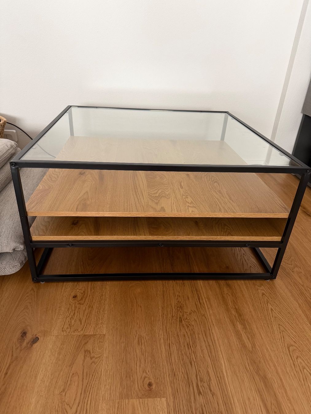 Tavoli: Glass & Oak Coffee Table – Usato da Horgen venduto da pam_l6cc