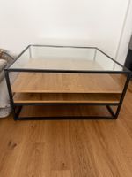 Glass & Oak Coffee Table