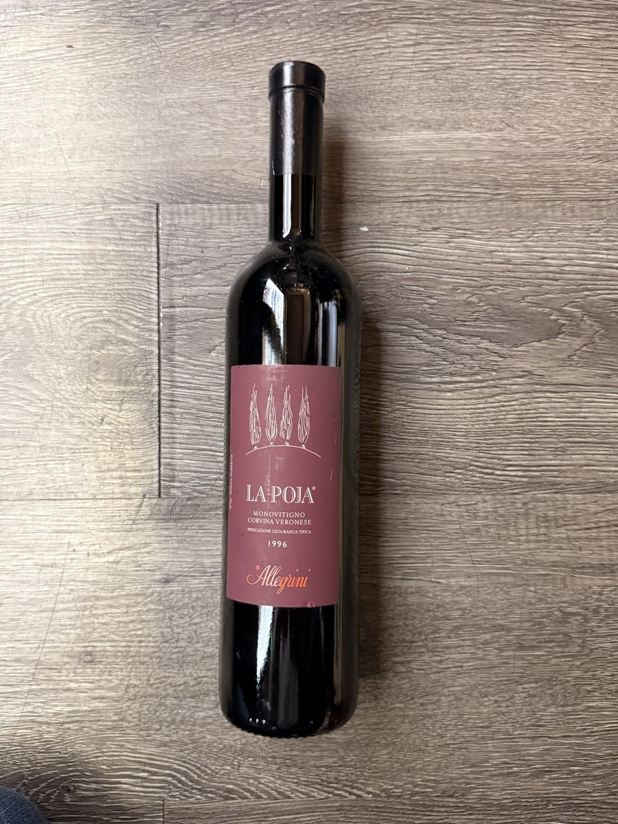 Vino: La Poja Allegrini 1996 – Nuovo e nell'imballaggio originale da Kloten venduto da Itrade