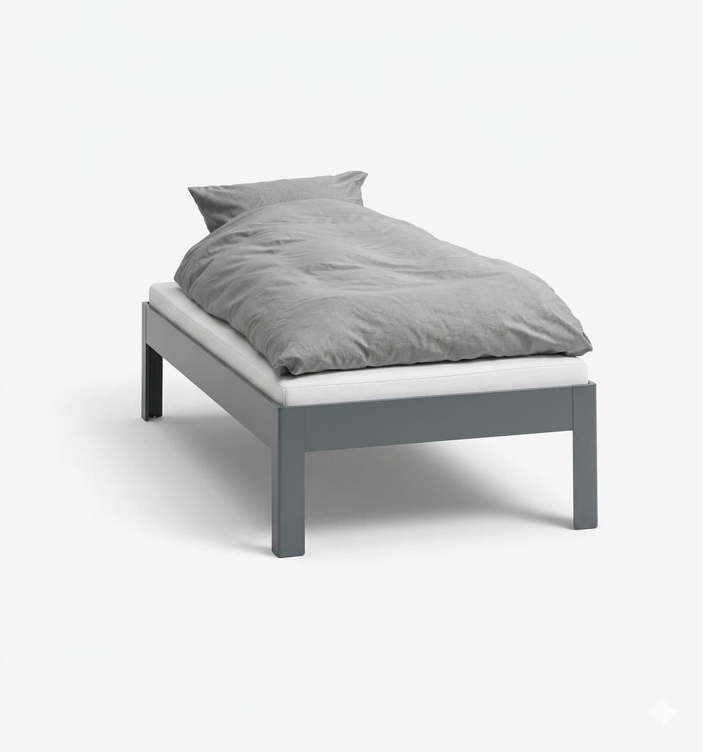 Betten: Metall-Bettgestell 90 x 200 – Gebraucht aus Goldau von Bovistli