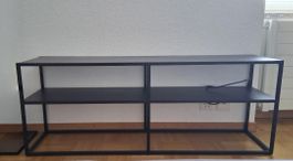 TV Möbel/ Bücherregal/Ablage, Metall schwarz, wie NEU!