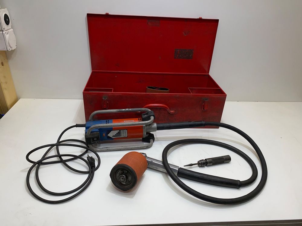 suhner-biegsame-welle-set-elektrisch-schleifmaschine-gebraucht-in