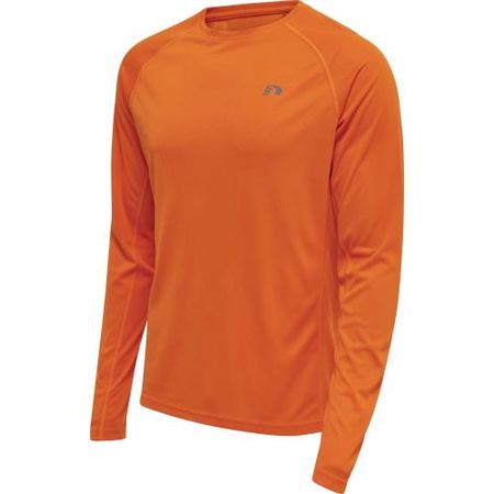 Newline Men Core Running T-Shirt L/S - orange tiger (Grö...