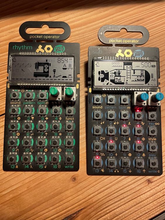 Teenage Engineering PO-14 Sub Synthesizer – Deep Bass Line Pocket Operator Mit 16-Step-Sequenzer, Lautsprecher & Effekten