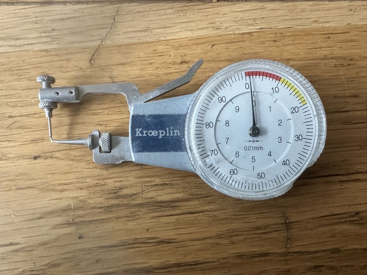 Misurare: Kröplin Dickenmessgerät, 0.01 mm – Usato da Basel venduto da ben_pvk7
