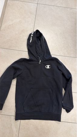 Sweat à capuche Champion noir zippé - Taille150 !