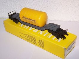 Kleinbahn H0 #348: ÖBB 6Achs-Tiefladewagen Jntercontinentale