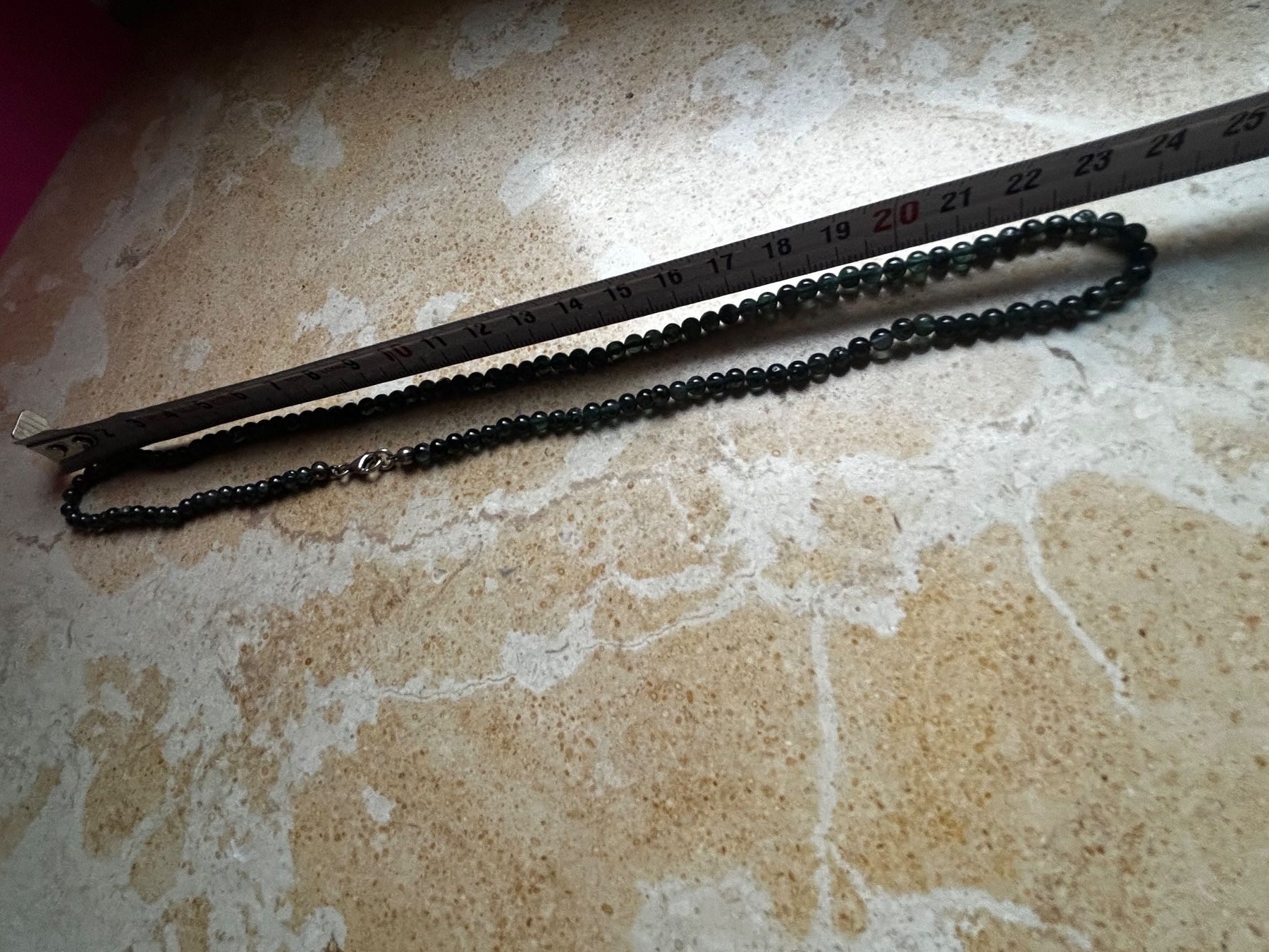Catenine: Grünblaue Perlenkette 48cm – Nuovo e nell'imballaggio originale da Laufen venduto da Bellebellezza 6