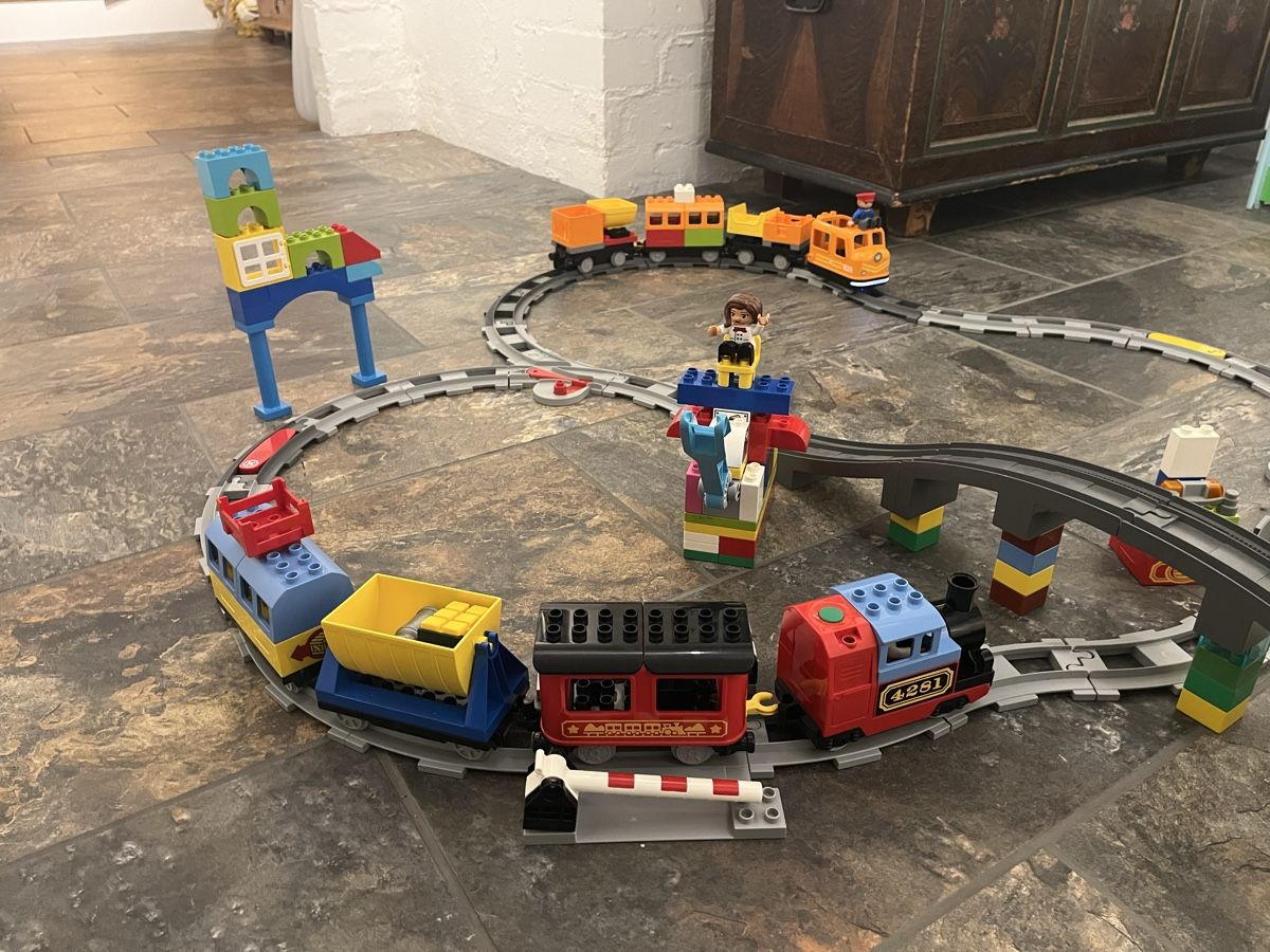 Lego Giocattoli: Grosses Lego Duplo Set Eisenbahn – Usato da Ipsach venduto da Fitou1 5
