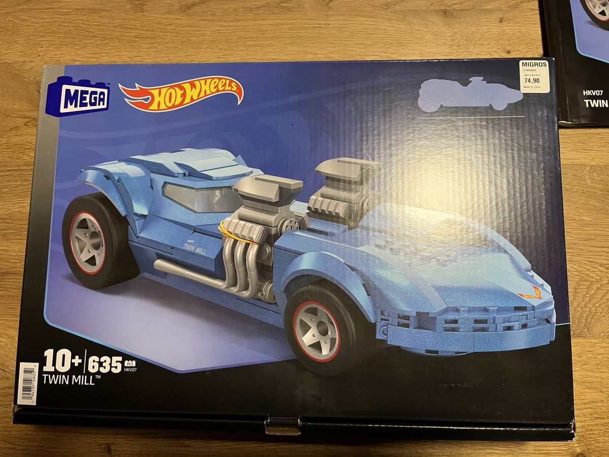 Mega Baukästen: MEGA Hot Wheels Twin Mill Klemmbausteine – Neu (gemäss Beschreibung) aus Balgach von  4