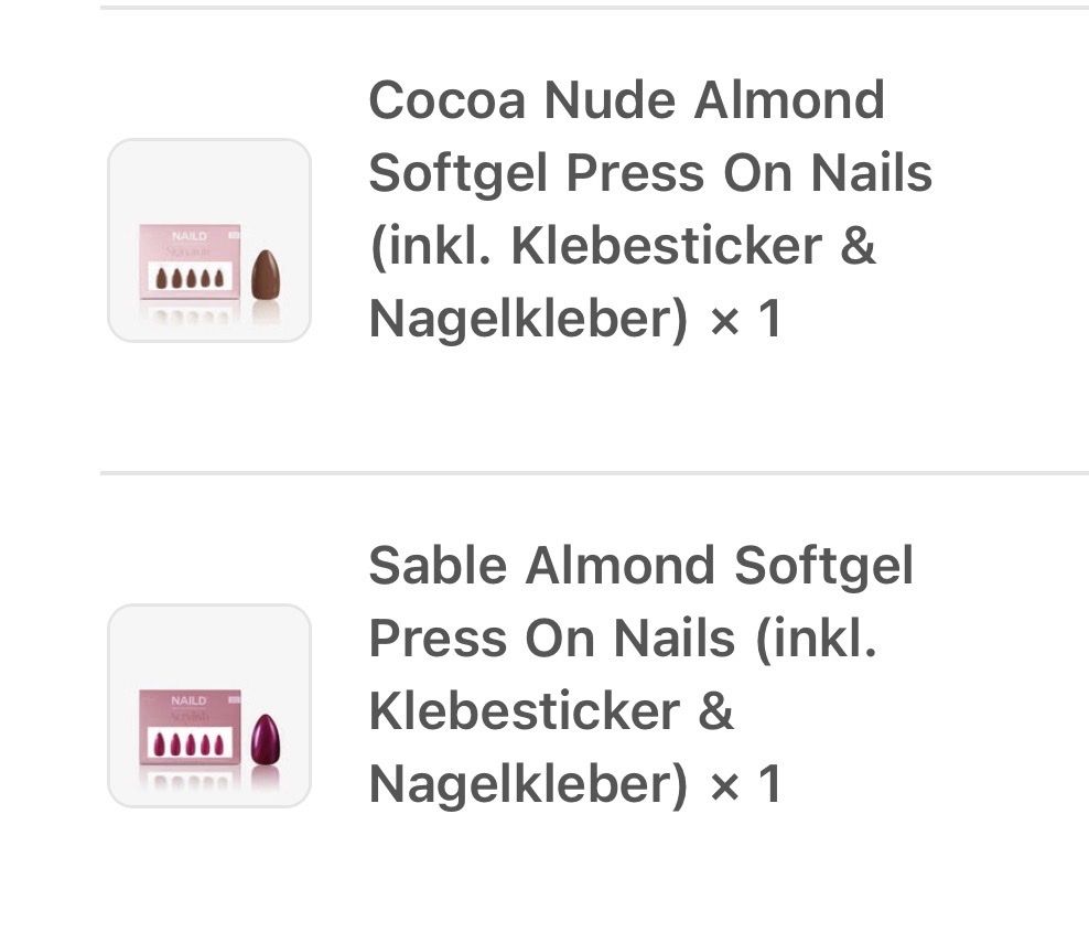 Unghie finte: 4x NAILD Press-On Nails - Neu! – Nuovo e nell'imballaggio originale da Engelburg venduto da Annis_Crew 2