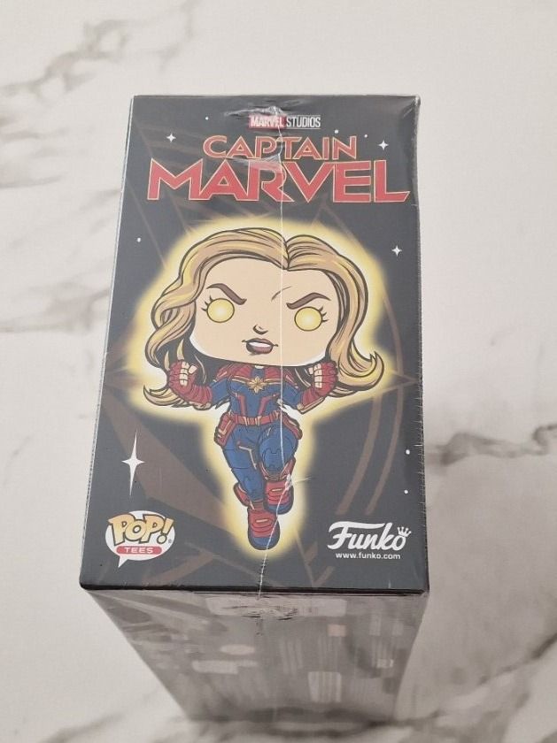 Funko Figuren: Funko Pop + Shirt Grösse L Captain Marvel Diamond Collection – Neu und originalverpackt aus Neuhausen am Rheinfall von geekgadget 2