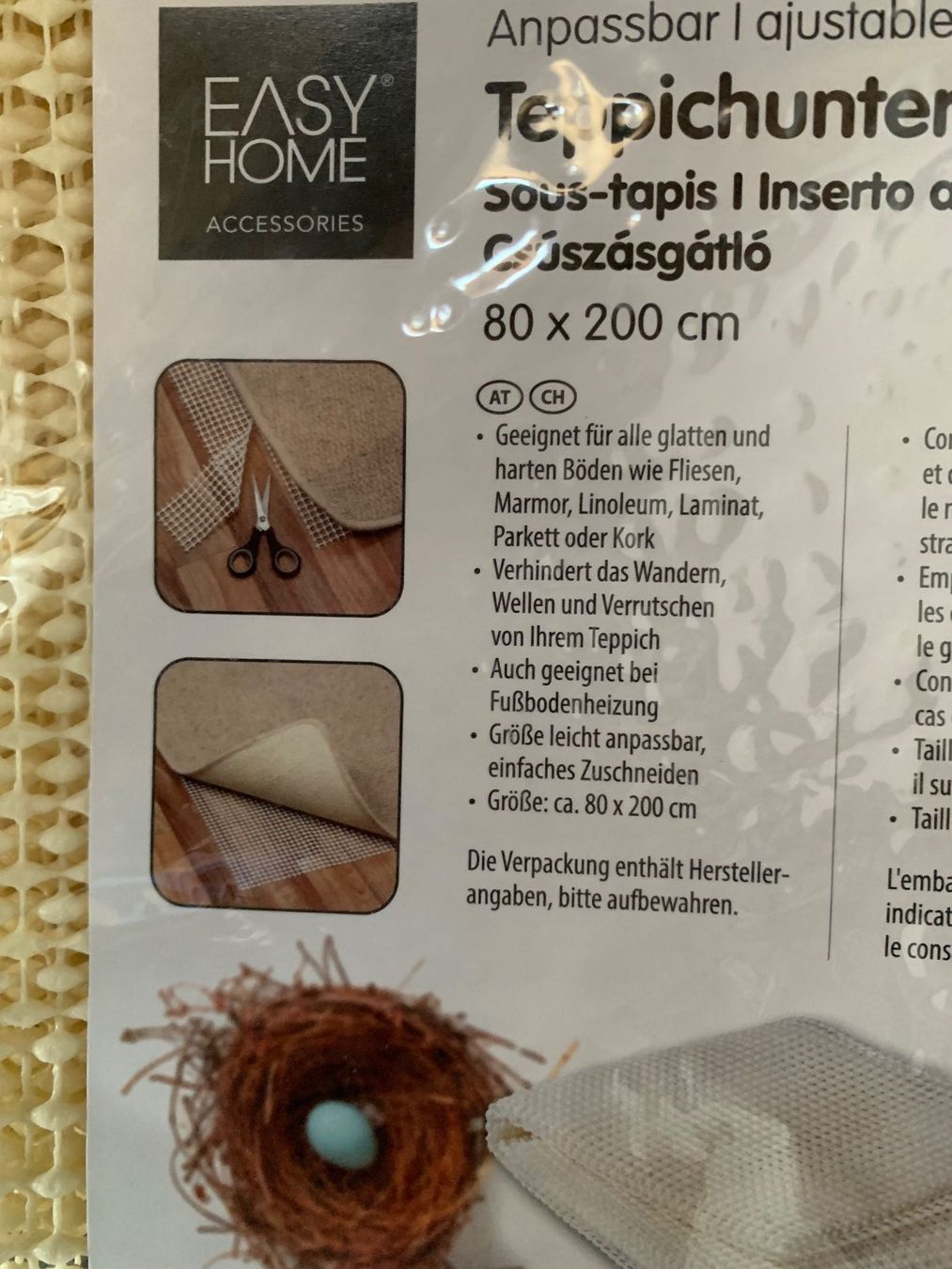 Tappeti: Teppichunterlage 80 x 200 cm NEU – Nuovo e nell'imballaggio originale da Sursee venduto da escape62 1