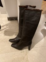 Stiefel Leder mit Pelz 38
