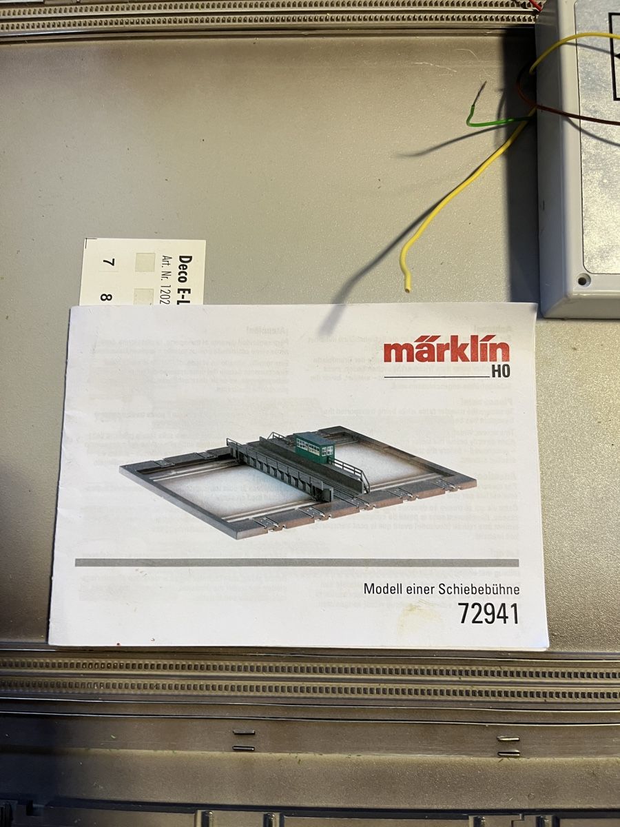 Märklin Modellini di ferrovie: Märklin H0 Schiebebühne – Difettoso da Sutz venduto da rs6plus0 1