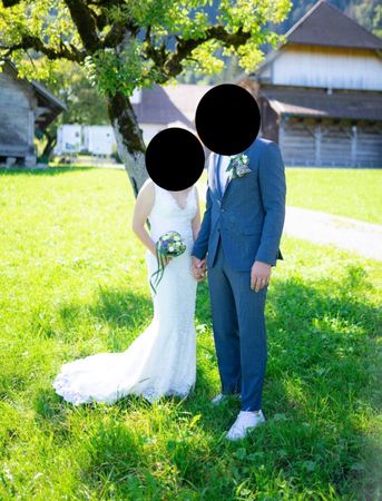Figurbetontes Brautkleid Gr38 / Marke Olvis