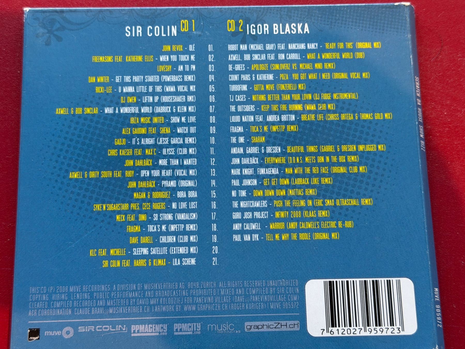 CD: Sir Colin And Igor Blaska - Scratch Da House - KA02E – Usato da Küsnacht ZH venduto da Jazztilldawn 1