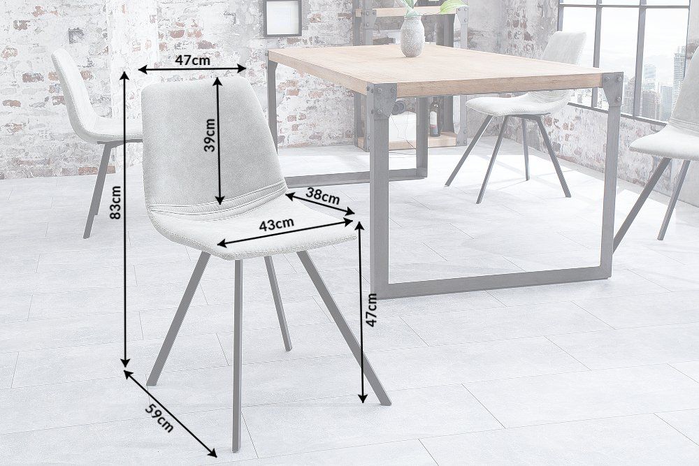 Stühle: 4 Stk. Moderne Essstühle stone grau / neu – Gebraucht aus Schwerzenbach von Mixi2018 2