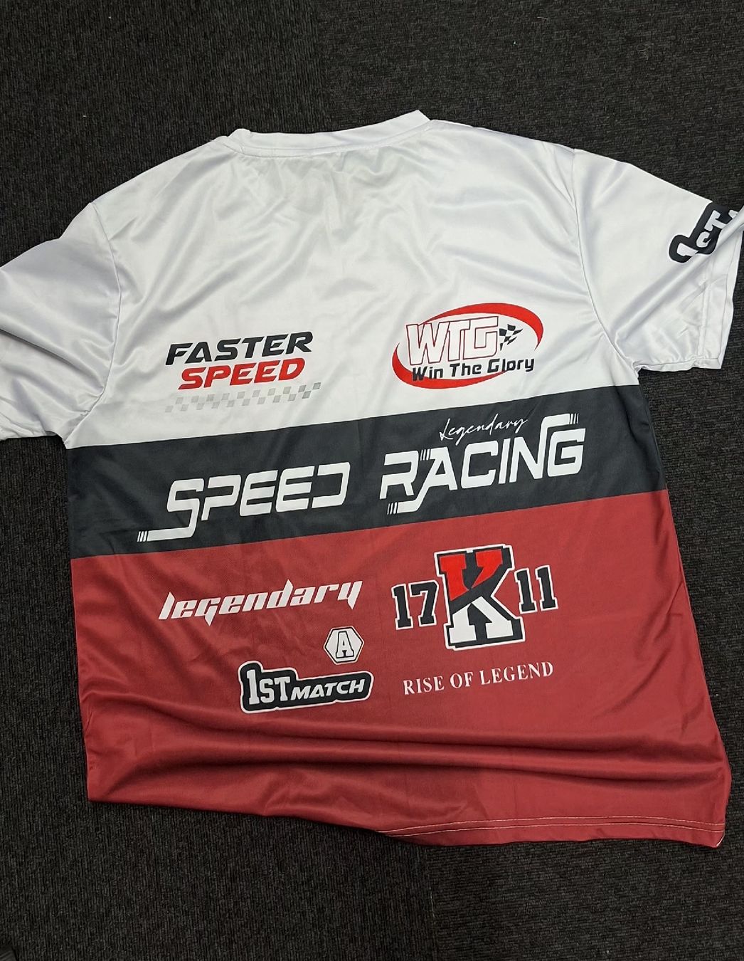 T-shirt: 3 Stk. T-Shirt Racing Speed 100% Polyeste – Nuovo (secondo la descrizione) da Brugg AG venduto da bacbac5757 5