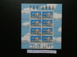 CH 1988 Nr. F49 Kleinbogen gestempelt