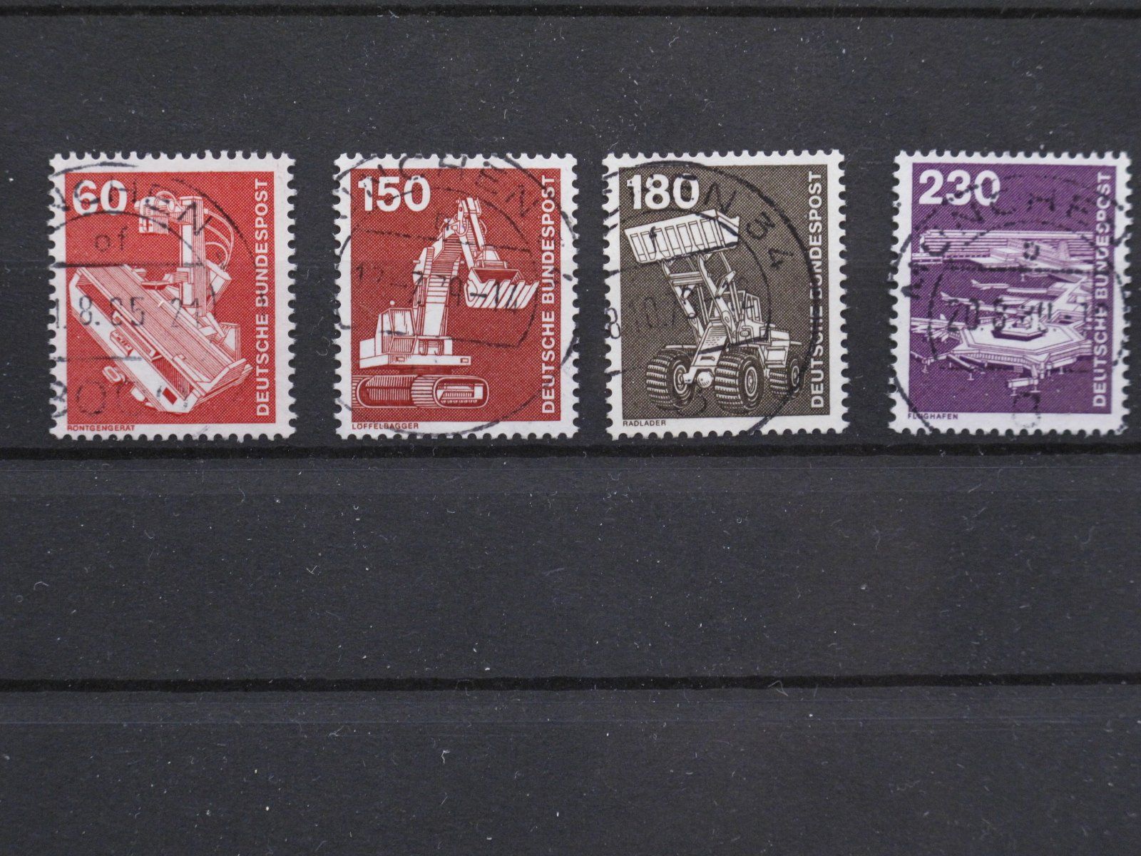 Tutti i francobolli: BRD 1978 / 79 Freimarken Industrie & Technik II gest – Usato da Wil SG venduto da fva01