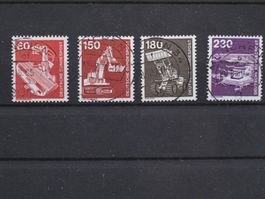 BRD 1978 / 79 Freimarken Industrie & Technik II gest
